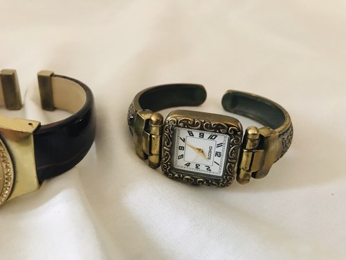 Lot Of 3 VTG CHICO’S Bangle Bracelet Watches!