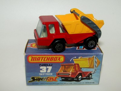 matchbox no 37 skip truck