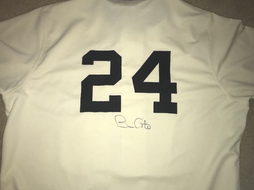 Brian Giles TBTC  - Pittsburgh Pirates Game Used Jersey 2003 - Autographed -Worn