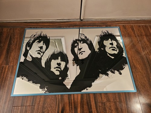 ビートルズの鏡 Vintage & Rare 1974 The Beatles Rubber Soul Wall Mirror-New W