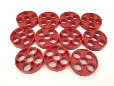 Tupperware Tuppertoys Amphibio Toys Replacement Pieces Vintage 1976 Wheels Red