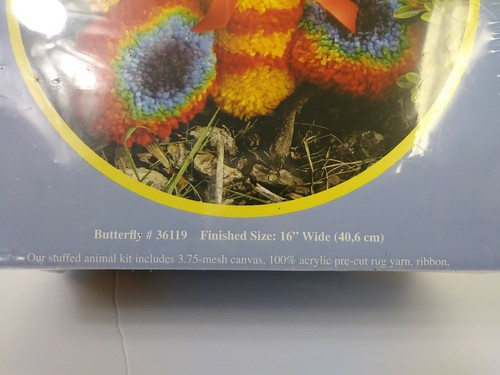 MCG Textiles Latch Hook Huggables Butterfly Kit #36119  16