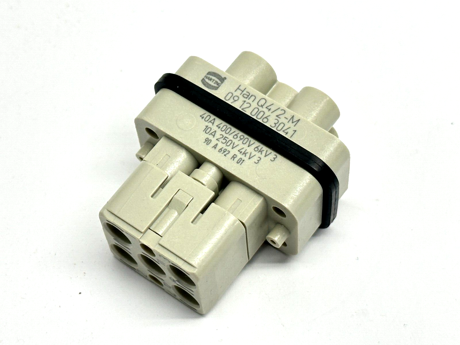100%正規品 12 09 Harting 006 eBay | M-c 4/2 Connector Compact Q Han 3041 テープ・マスキングテープ