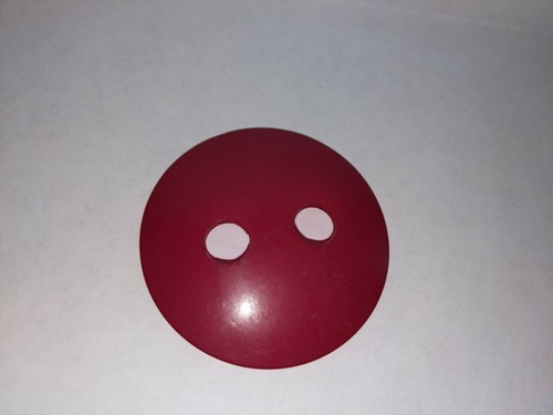 LARGE Antique Vintage Cherry Red Bakelite BUTTON  1-7/8