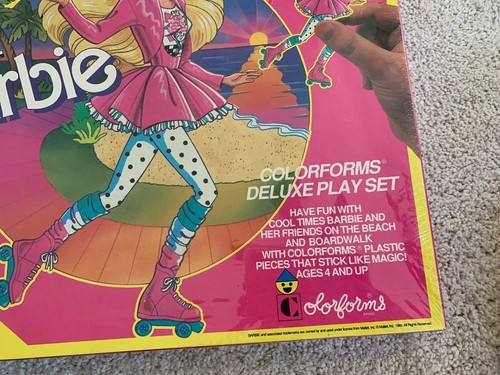 Vintage Barbie Cool Times Colorforms Play Set New In Box  SEALED