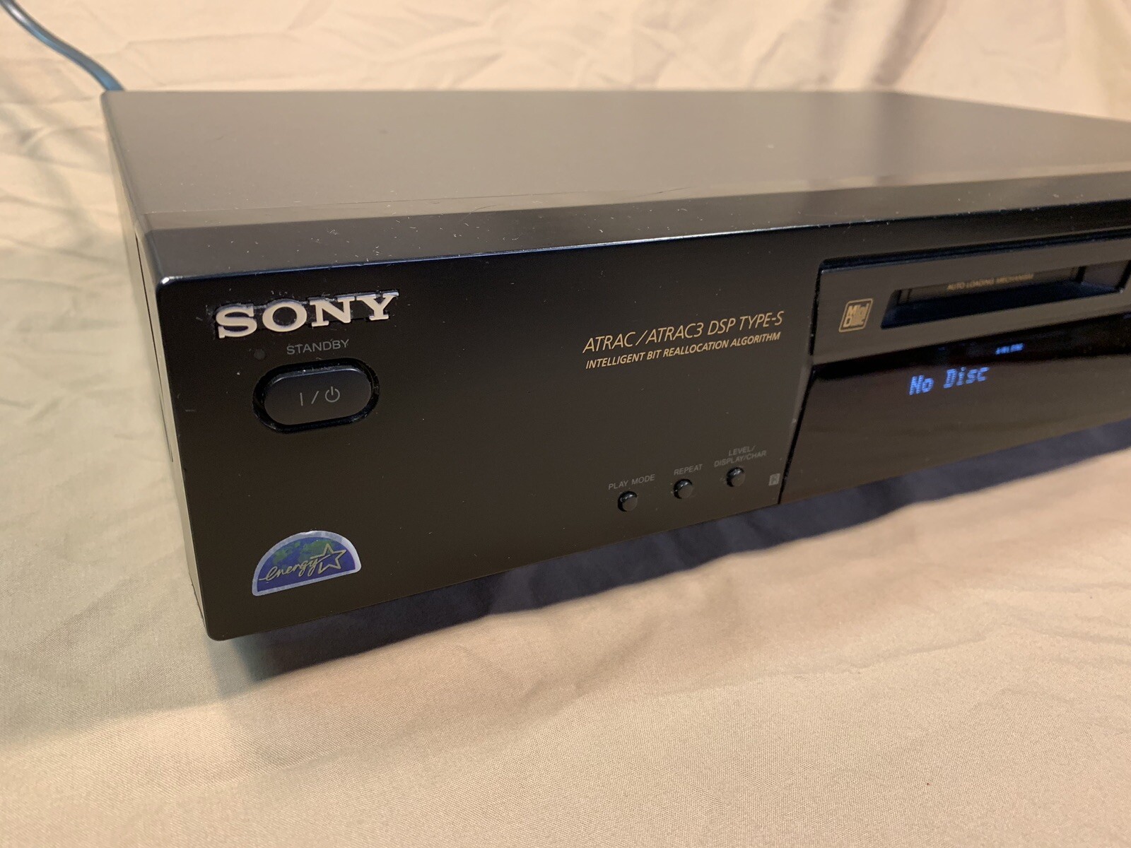 SONY Mini Disc Deck MDS-JE480 Player Recorder Audio Digital ATRAC MDLP TESTED!
