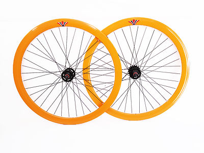SPEED FIXED BIKE BICYCLE WHEELS FRONT + REAR 28