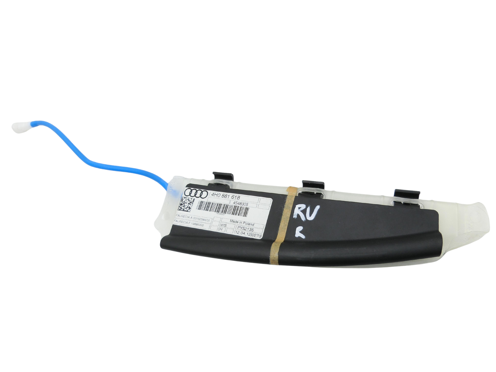 cuscino lombare Dx per passeggero sedile anteriore Pos.3Re Audi A8 4H D4 09-17 - Bild 1