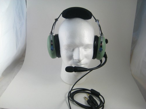 美品David Clark aviation headset David Clark Aviation Headset 40060G-15 Noise-Cancelling M-7A