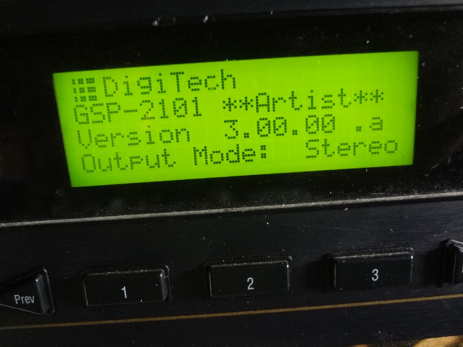 Digitech GSP-2101 ARTIST Studio Tube Preamp/Multi Effects Digitech GSP-2101 ARTIST Studio Tube Preamp/Multi Effects