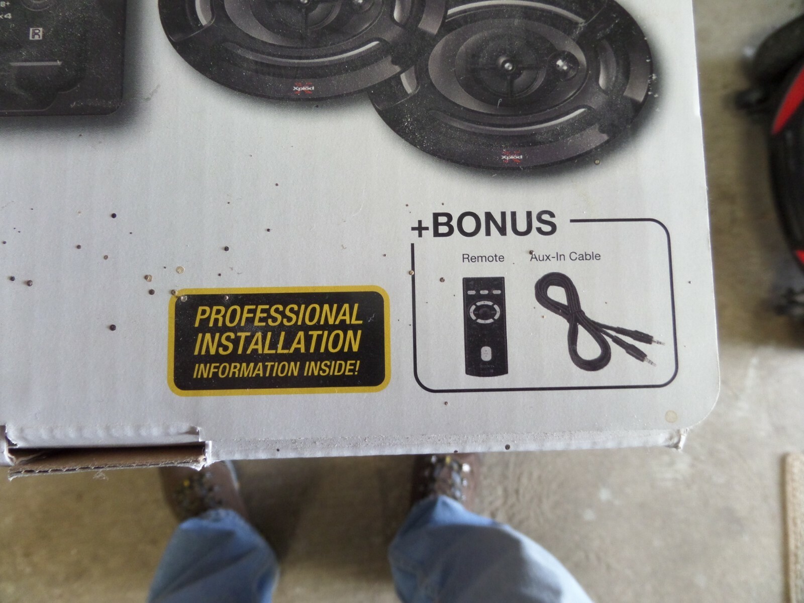 Sony Xplod in dash stereo system, CD MP3 Detachable face plate new