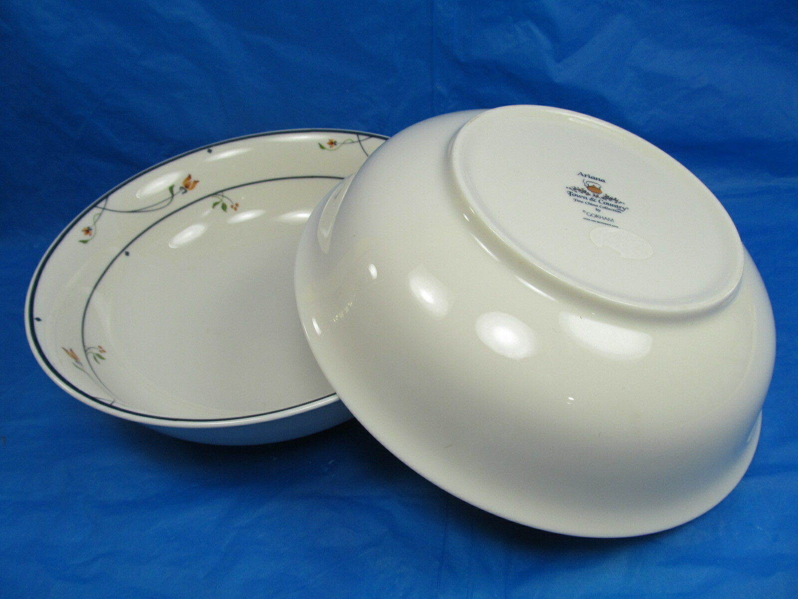 2 Gorham Ariana Round Vegetable Bowls 8