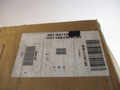 New Genuine OEM MTD 681-04117-0638 Chute-lower chiper Power Tool Replacement Par