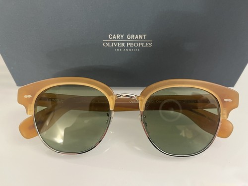 Pre-owned Oliver Peoples Desmon G-15 Polarized Sun 48mm Tuscany Msrp$545 Cumberbatch's Fav In Green