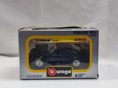 Burago 1/24 PORSCHE 911 S German sports car 1983 release model boxed