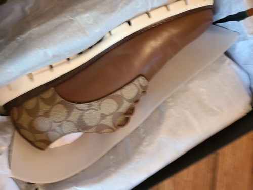 Pre-owned Coach $350  Men Leather Shoes 10 D Brown