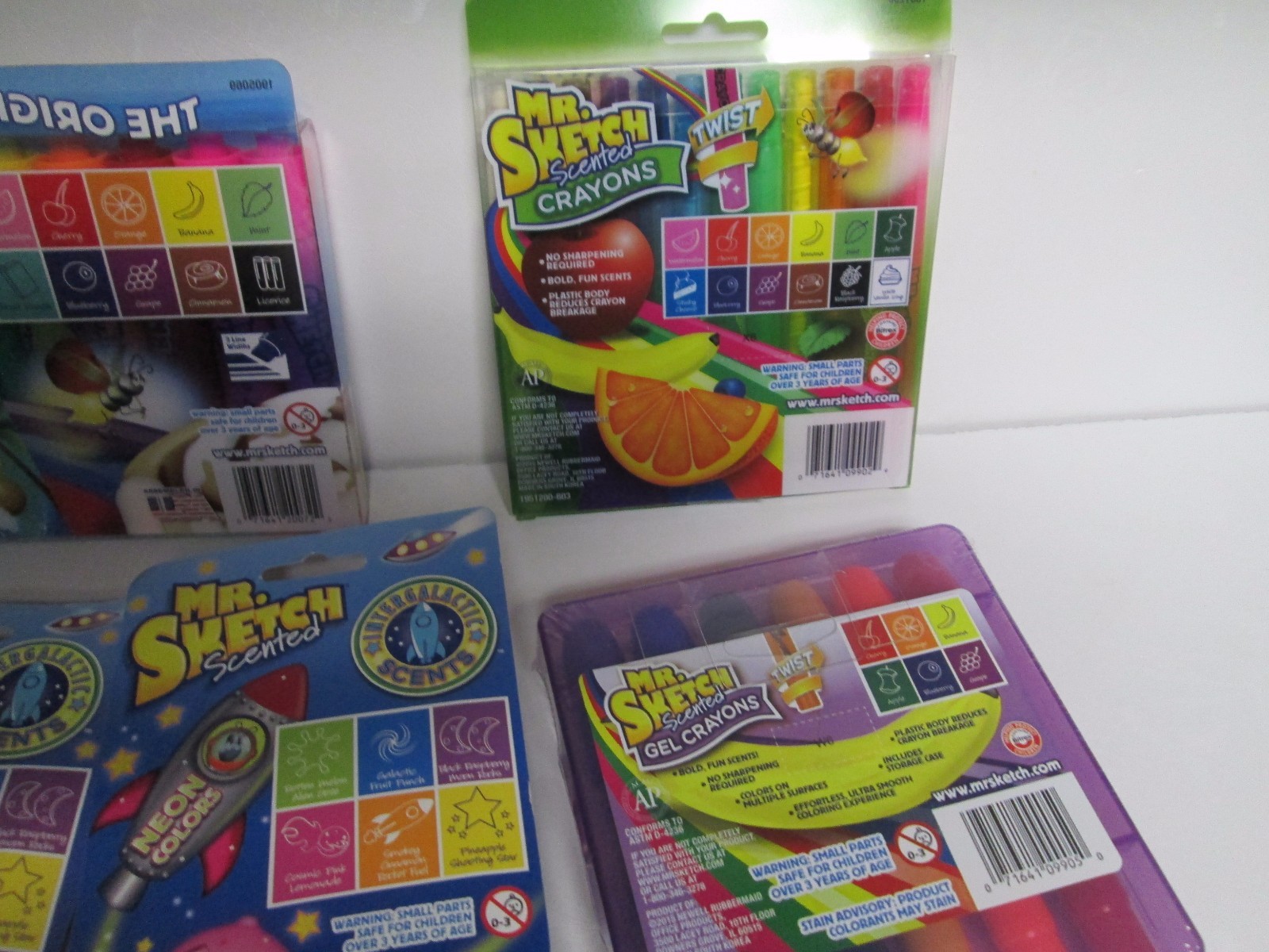 MR SKETCH SCENTED MARKERS & TWISTABLE CRAYONS GEL  INTERGALACTIC LOT NEW