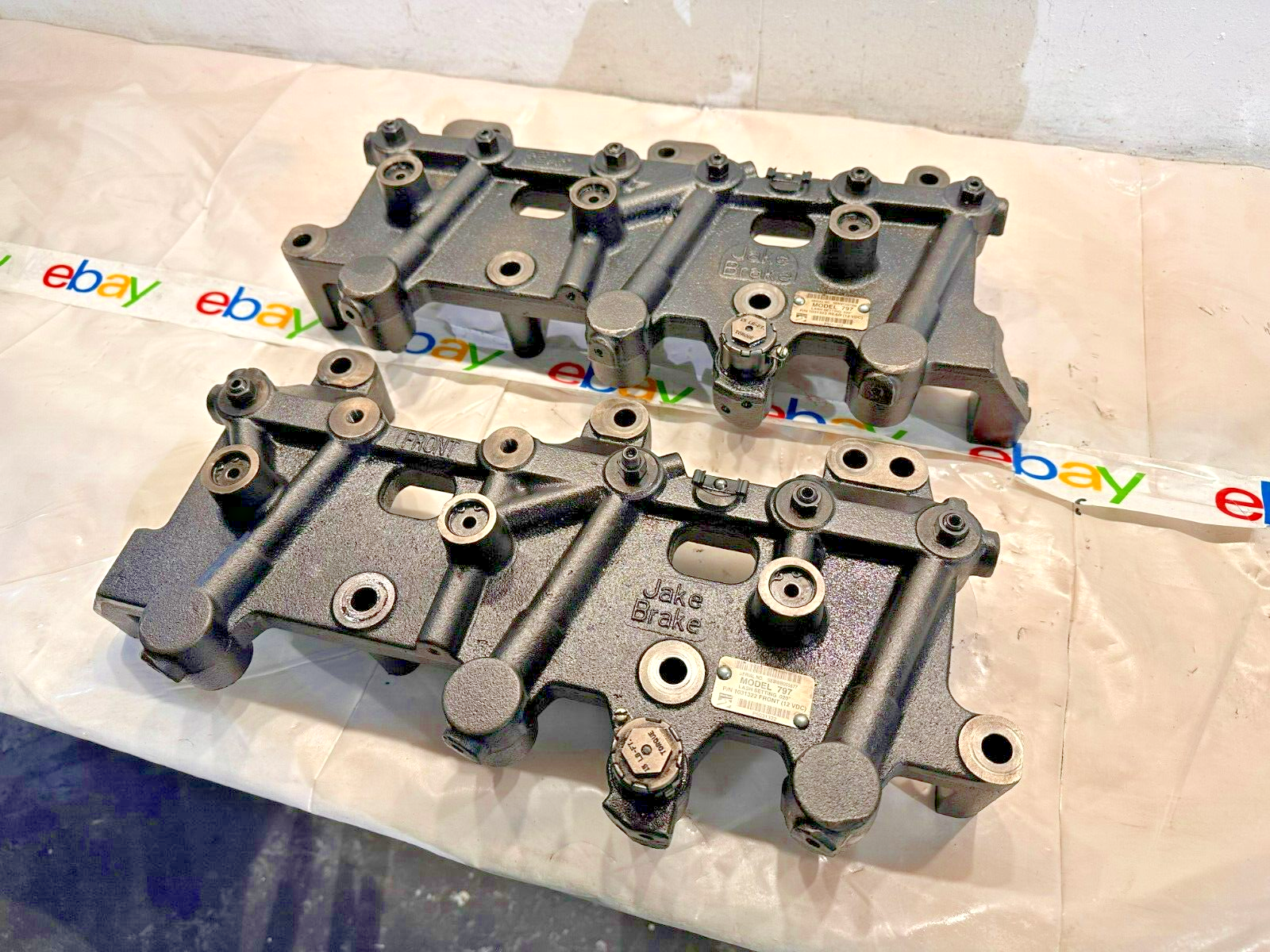 DETROIT DIESEL SERIES 60 12.7L ENGINE FRONT & REAR JAKE BRAKE ASSY 797 P5031322