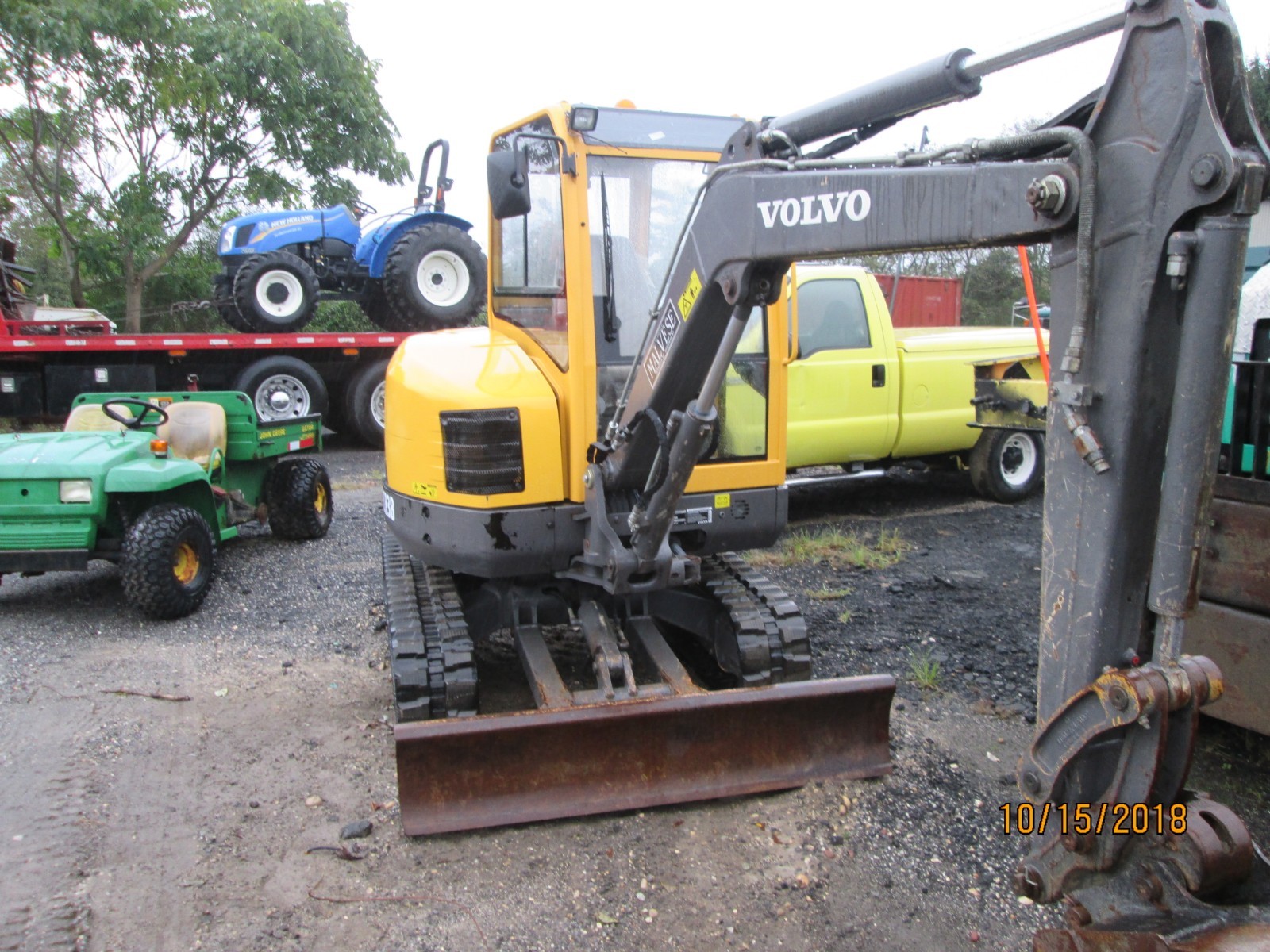 2013 VOLVO ECR38 MINI EXCAVATOR RUBBER TRACKS