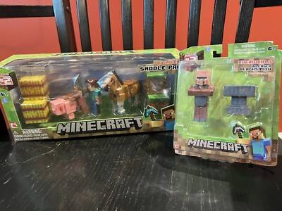 MineCraft OverWorld Saddle Pack Series #2 Mojang 2014 Brand NEW Sealed W/ Bonus