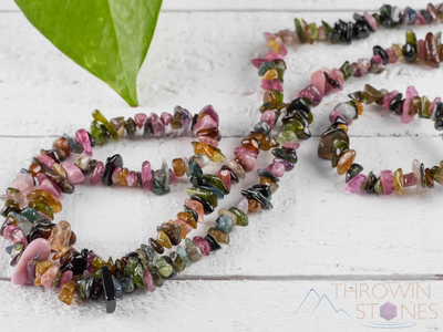 Crystal clearance chip necklace
