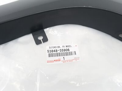 Genuine OEM Toyota 53848-35906 Fender Flare Driver Side