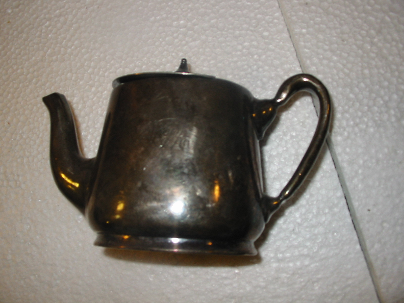 SILVERPLATE COVERED CREAMER E & CO. SERVER MONOGRAMED