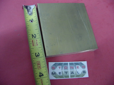 1/4'' x 3'' C360 BRASS FLAT BAR 3'' long Solid Mill Stock H02 New