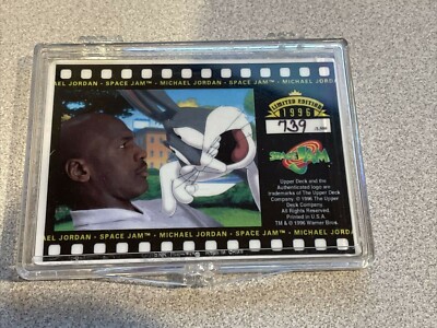 1996 Upper Deck Ceramics #NNO Space Jam JORDAN / Bugs Bunny 739/2500 Porcelain