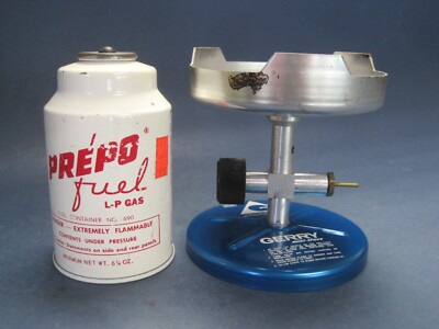 Vintage Gerry Mini-Stove Backpacking & Camping w Fuel Canister Works Great