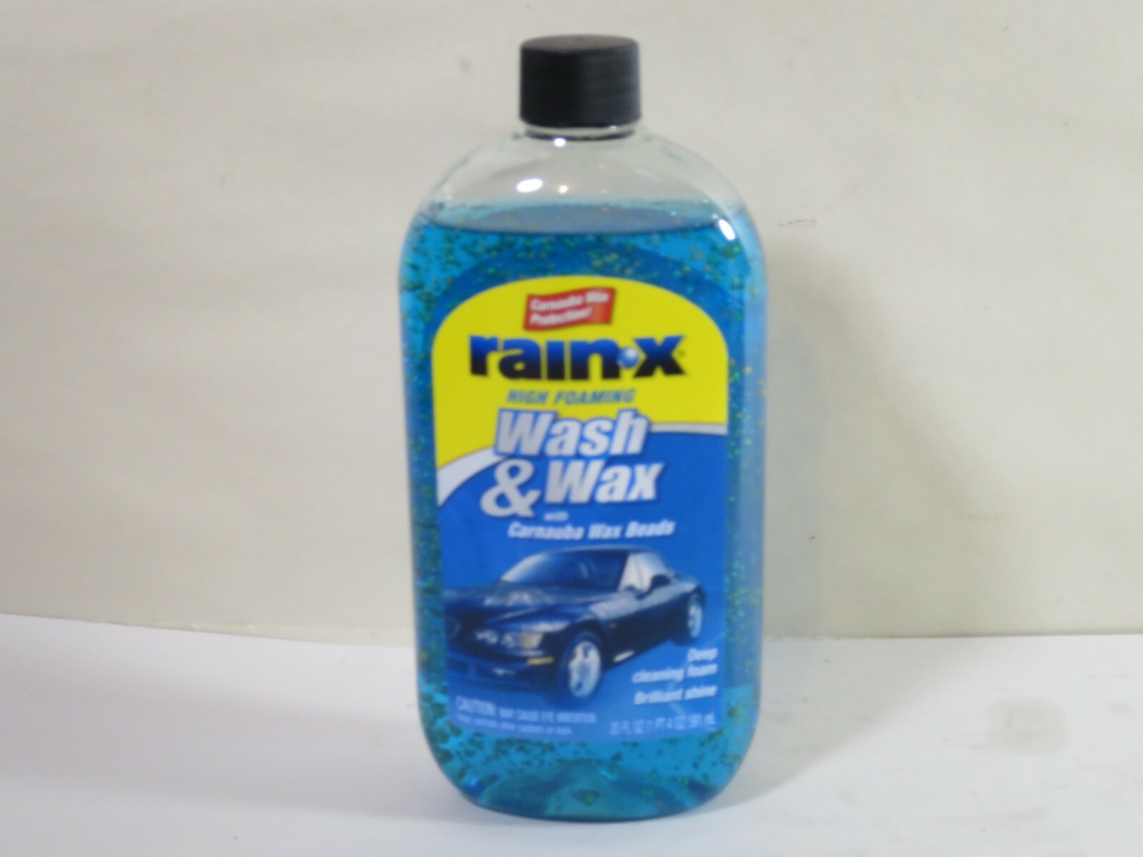 Rainx Rx51820d Wash & Wax With Carnauba Wax Beads, 20 Oz. Bottle New