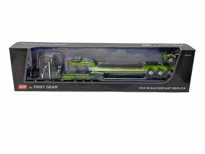 DCP BY FIRST GEAR Peterbilt 389 Tri-Axle, 63  Flattop Sleeper & Fontaine Mag.
