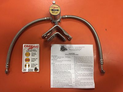 Crossfire Dual Tire Pressure Equalization System, 60 PSI, one per pkg.