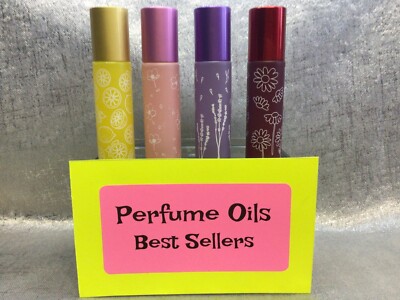 Perfume Oils, 10 ml Roll on Bottles, Premium body Oils