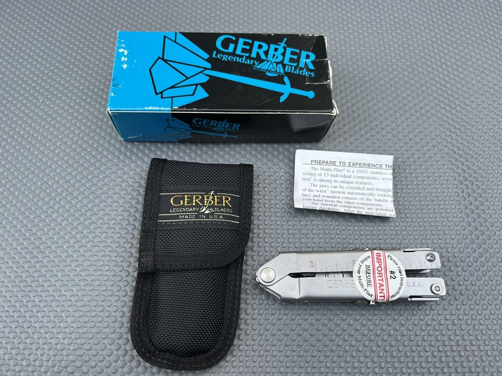 Vintage Gerber Multi-Plier Multi-Tool No. 55800 USA - NEW OLD STOCK w/ BOX
