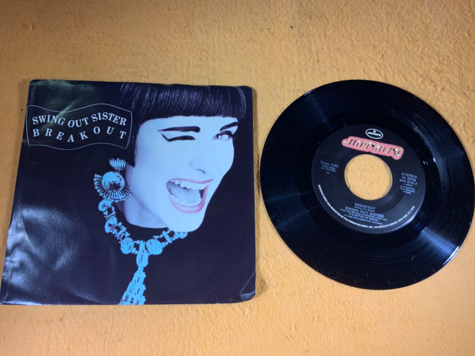 洋楽 BREAKOUT 12\"limited /SWING OUT SISTER 洋楽 BREAKOUT 12