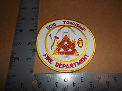 Scio Township Fire Department Rescue Patch~Michigan~MI~New~Education~Prevention~