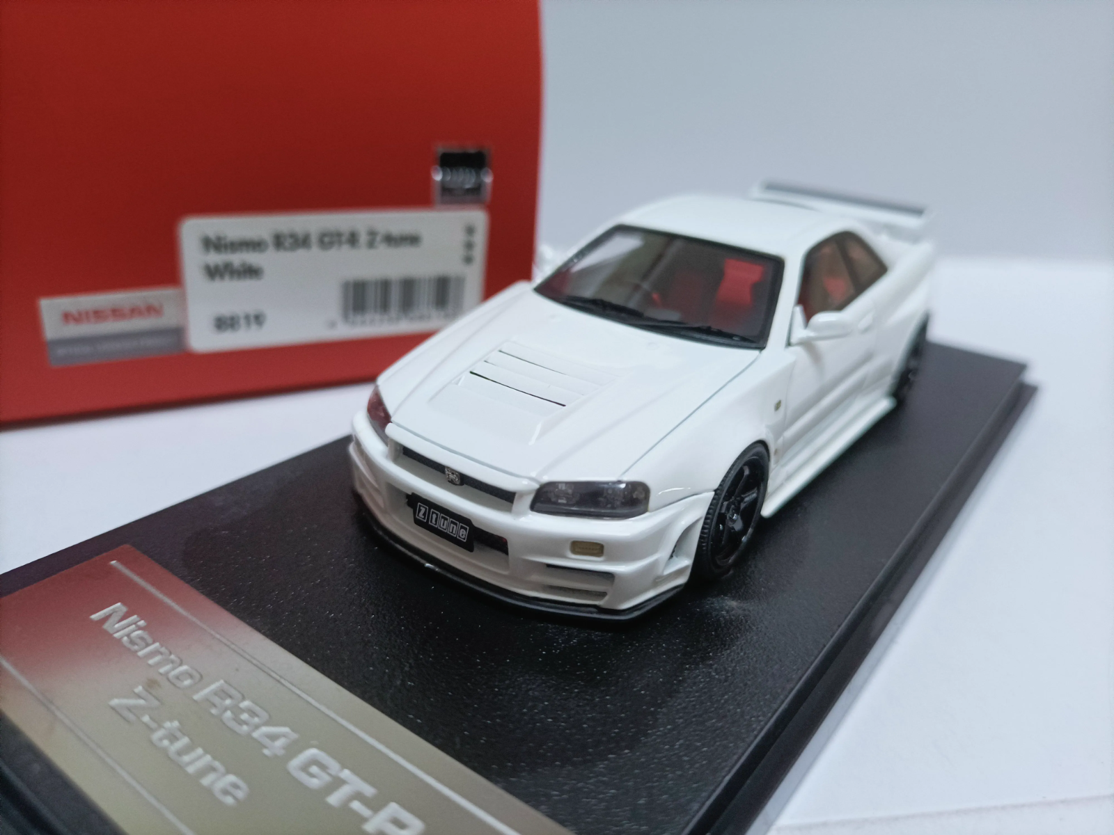 hpi 1/43 Nissan GT-R R34 Z-tune White | eBay