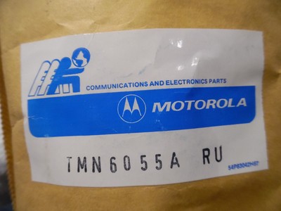 Vintage MOTOROLA 2-Way Mobile Radio Microphone TMN6055A  Lot of 3 New in Pkg's