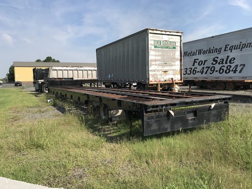 1996 Trail King  Hydraulic Dove Tail Equipment Trailer Winch Hyd Ramp