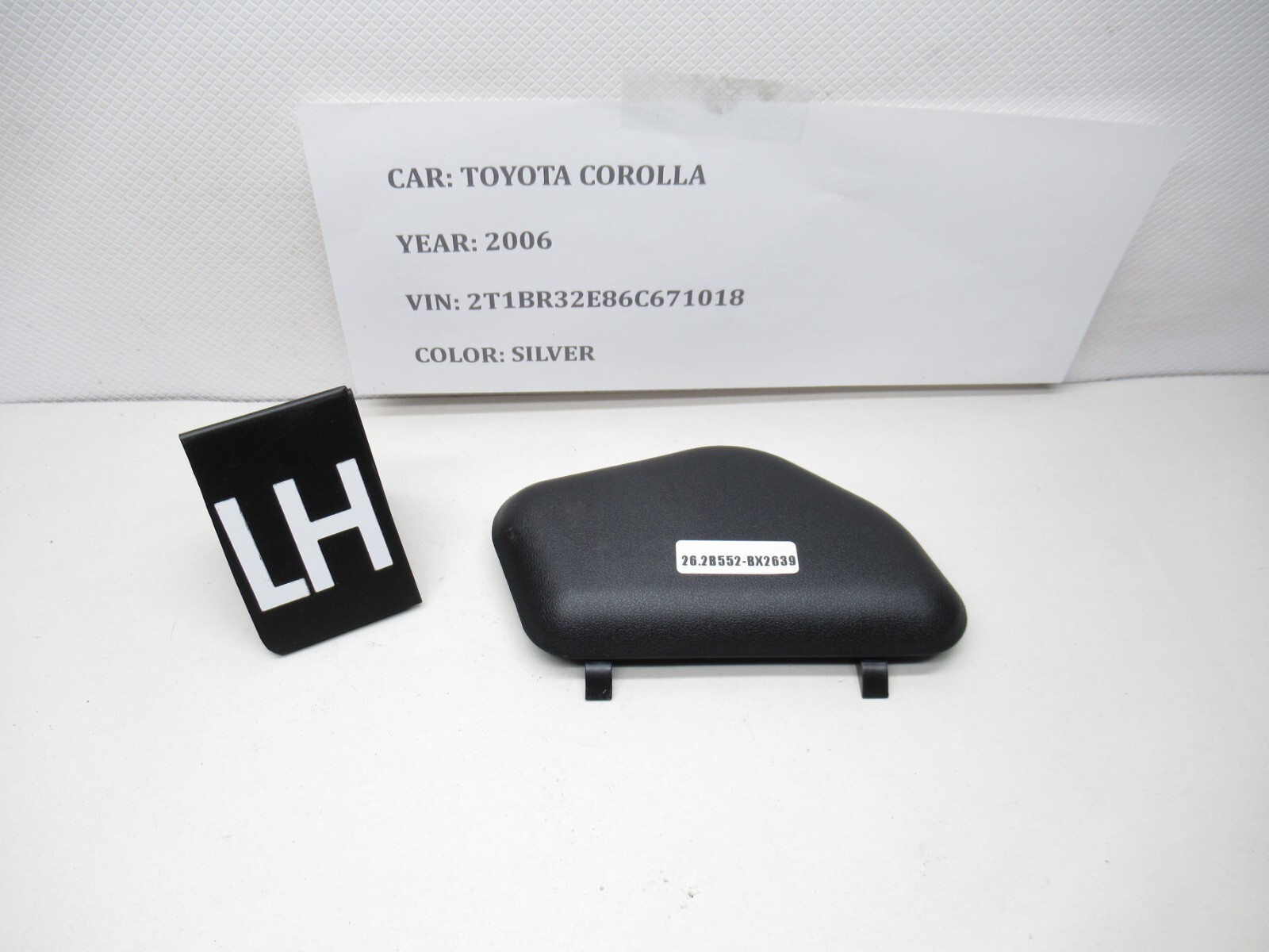 Toyota Corolla LH Trunk Lid Interior Trim Cover Panel 58774-02040-A