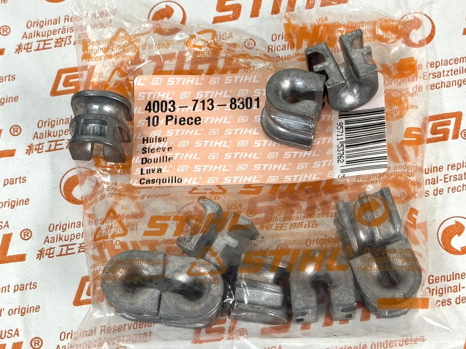 STIHL OEM SLEEVE (10) CUTTING HEADS 4003 713 8301 AUTOCUT 30-2 25-2 40-2 40-4 - Picture 2 of 2