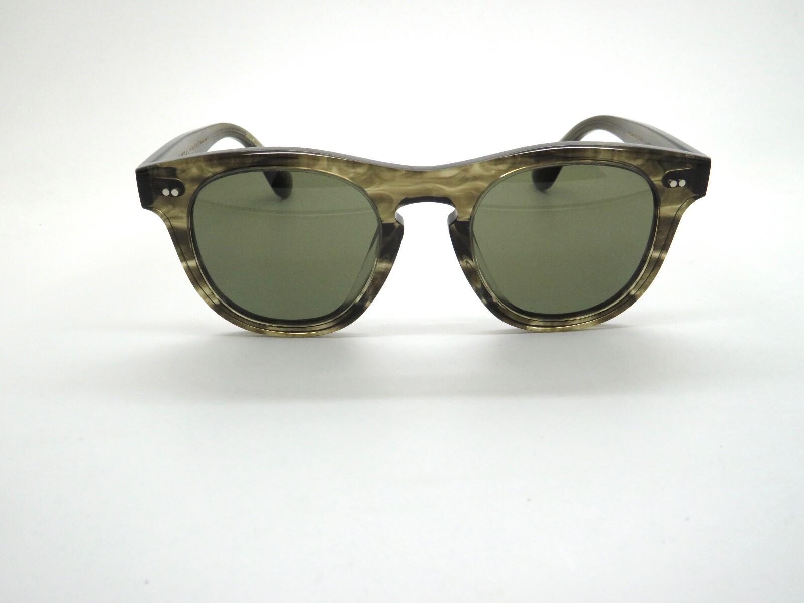 Pre-owned Oliver Peoples Rorke Ov5509su 173552 Soft Olive Gradient/g-15 47mm Sunglasses In Green G-15