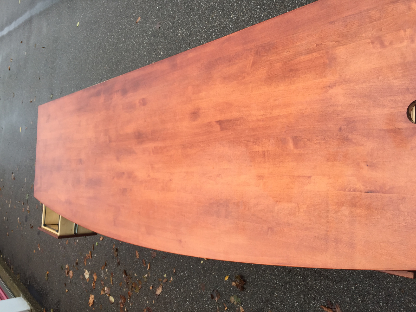 Custom Cherry Desk From the University of Michigan Football Head Coach's Office