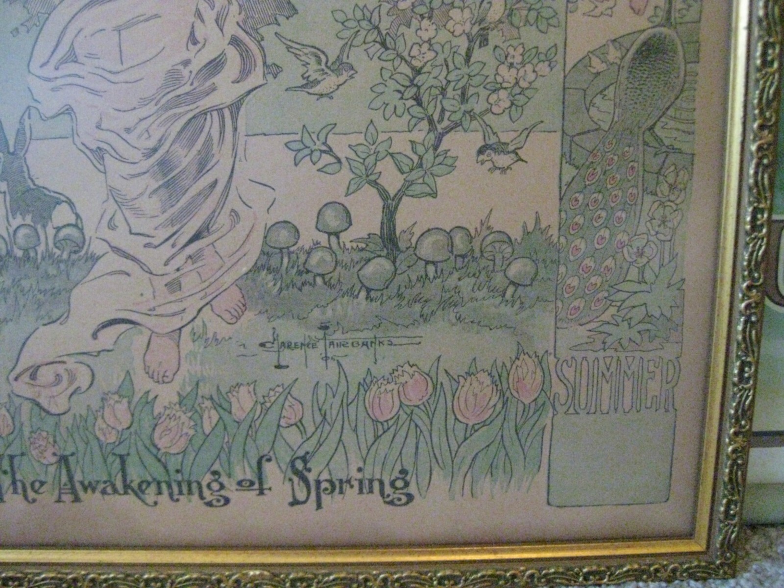 Awakening of Spring - Clarence Fairbanks - 1905