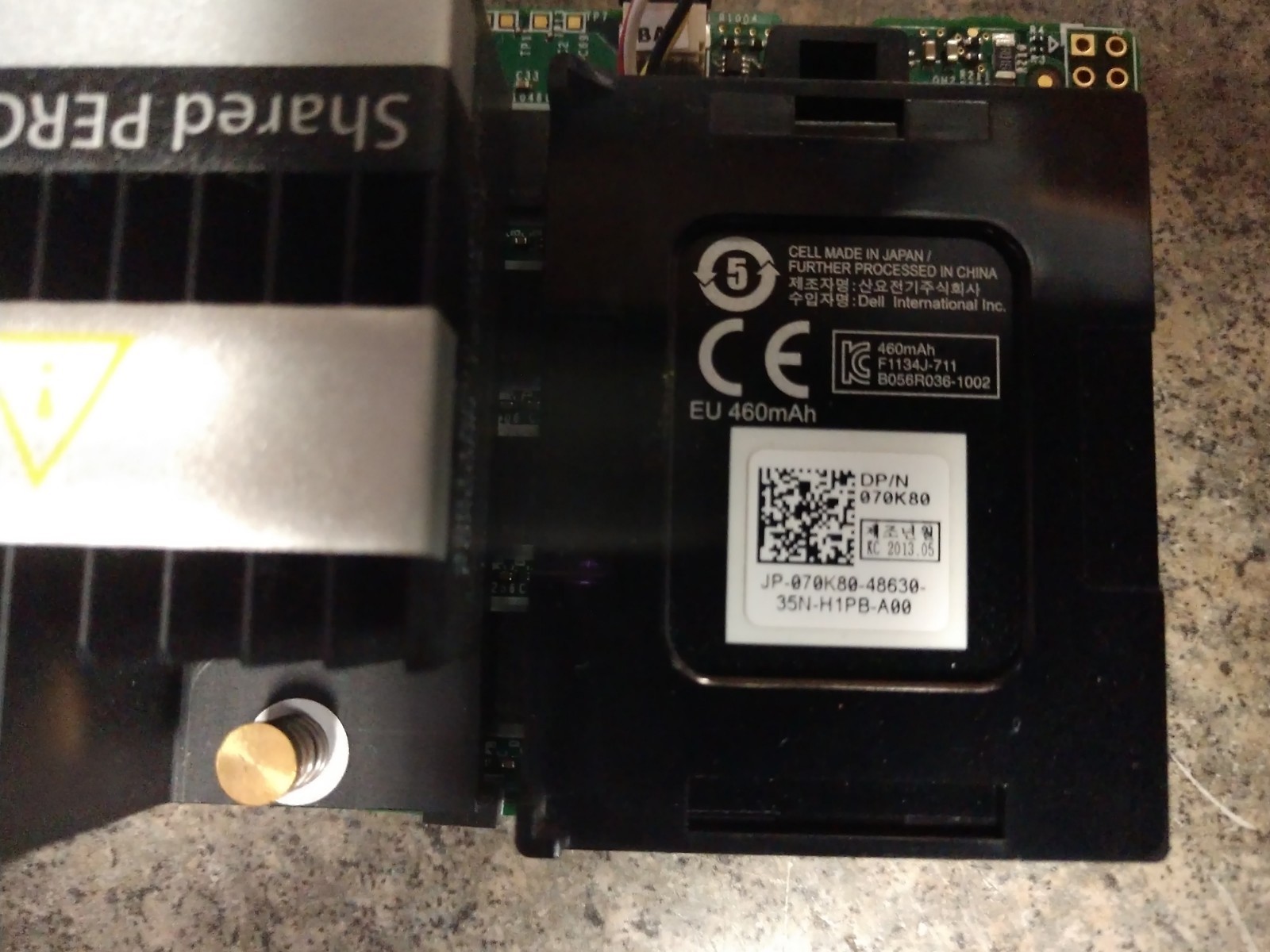ns03 P3WV4 DELL SHARED PERC 8 1GB CACHE MINI MONO RAID CONTROLLER 0P3WV4