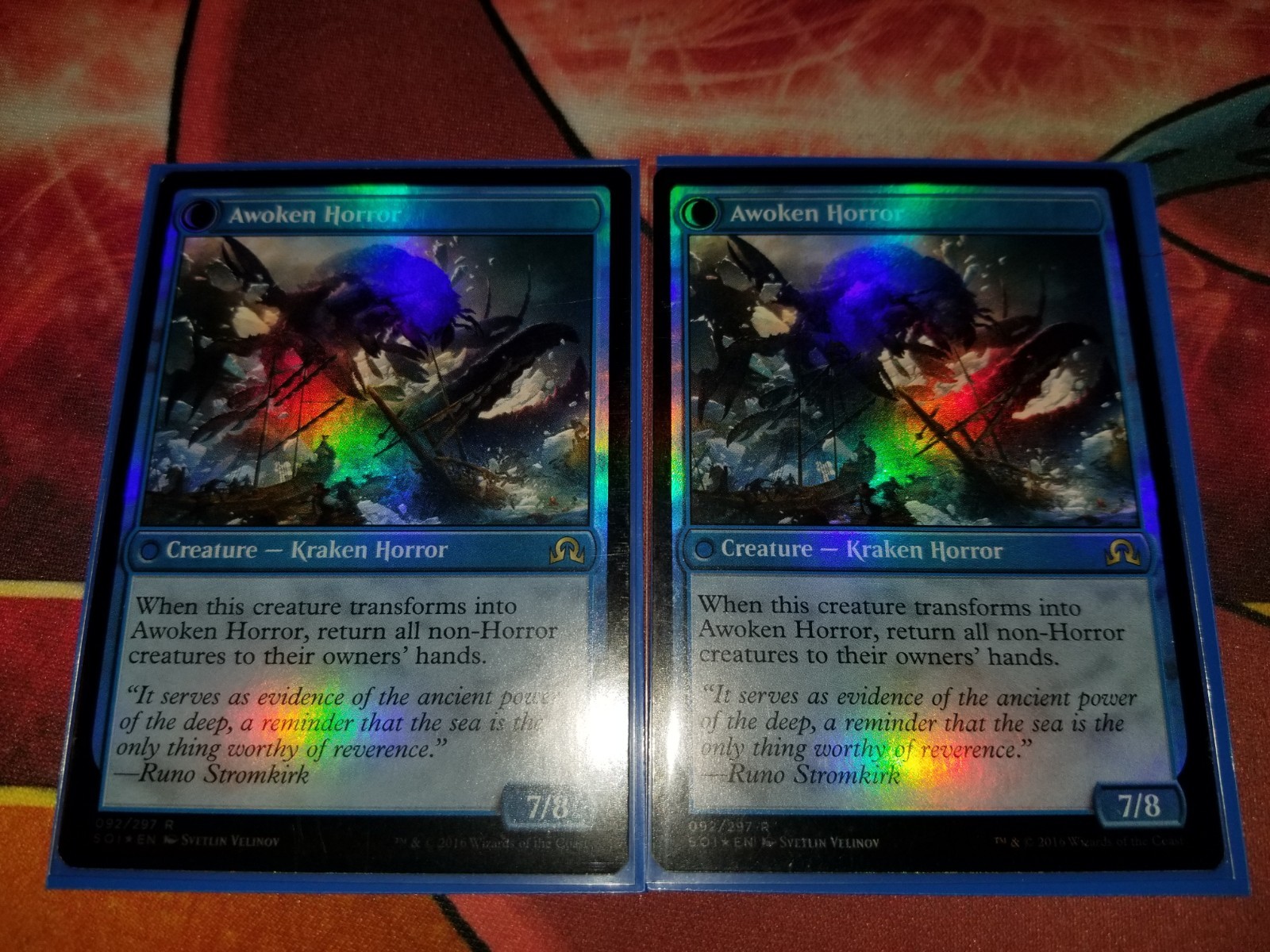 2x Foil Thing in the Ice FOIL MTG Shadows over Innistrad Modern/Legacy Staple!