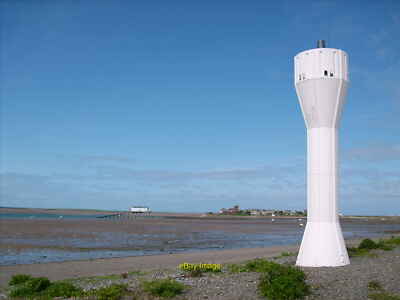 Photo 12x8 Beacon on Foulney Island Roa Island Roa island and lifeboat sta c2007
