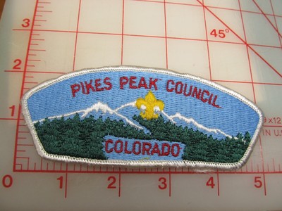 Pikes Peak Council CSP collectible pb S ? patch (gA)