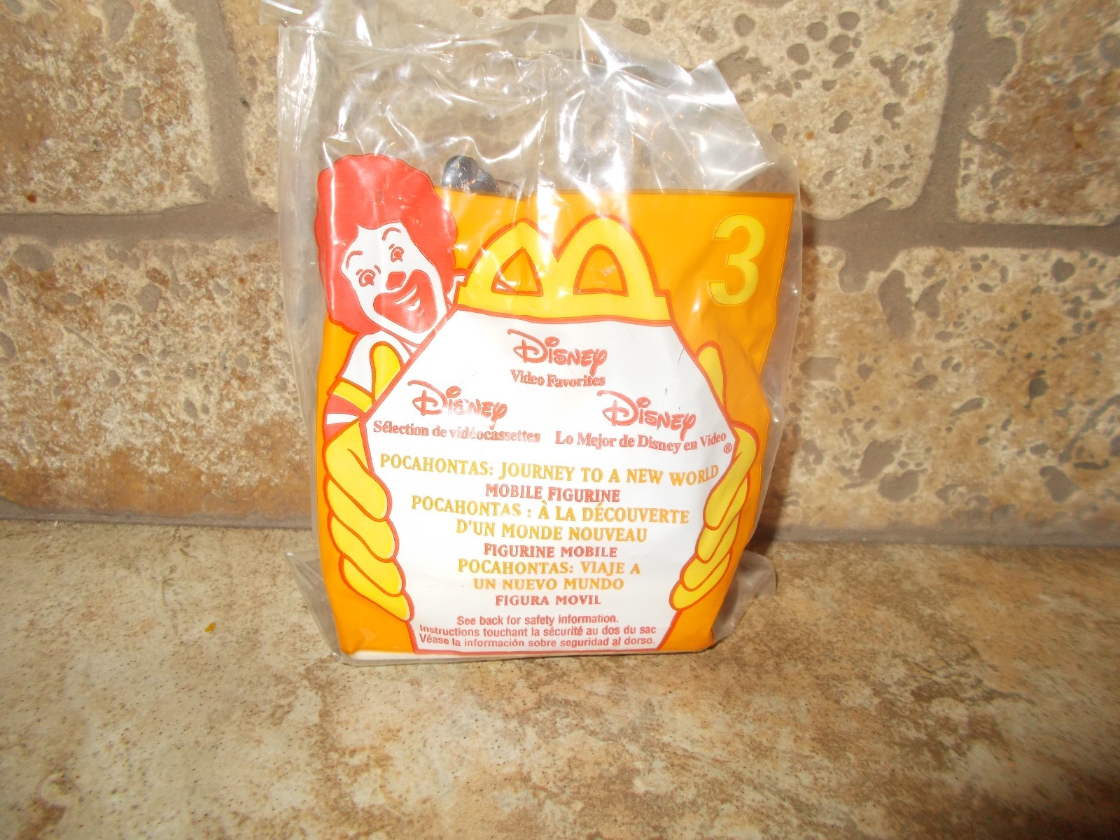 McDonald's Happy Meal Pocahontas Mobile Figurine, 1998, New (A03)